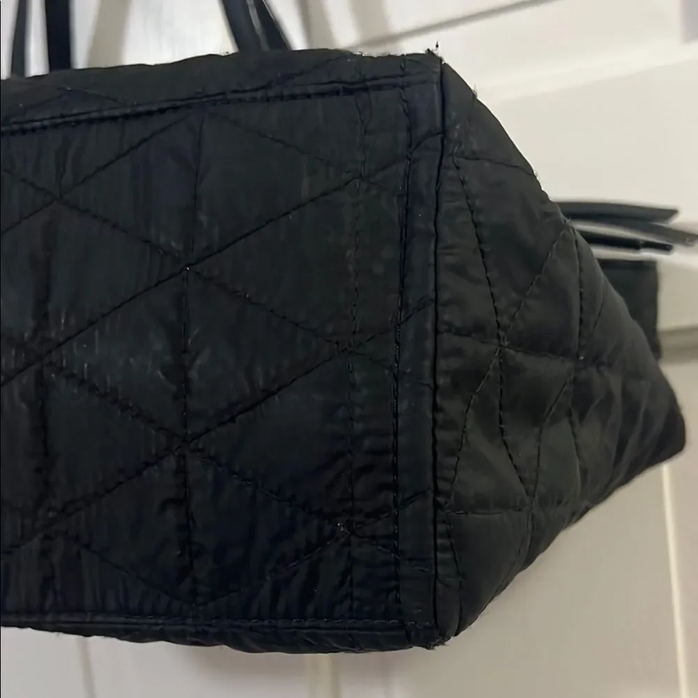 Kate Spade Black Quilted Tote